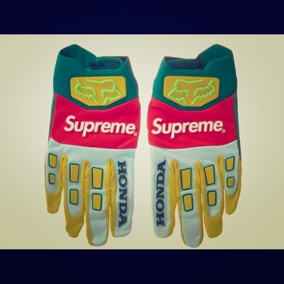 Supreme Other - Supreme Honda Fox Racing Gloves (Moss) Size Small